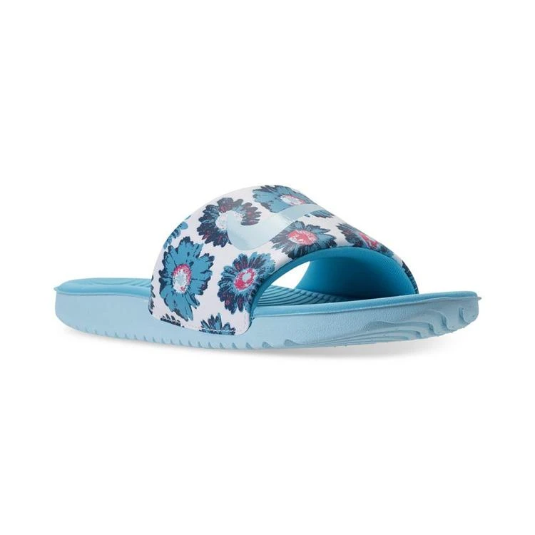 商品NIKE|女童Girls' Kawa Print Slide Sandals from Finish Line,价格¥169,第2张图片详细描述