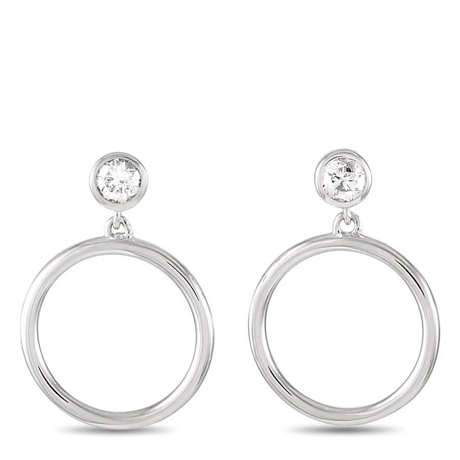 商品LB Exclusive|14K White Gold 0.18 ct Diamond Earrings,价格¥2711,第1张图片