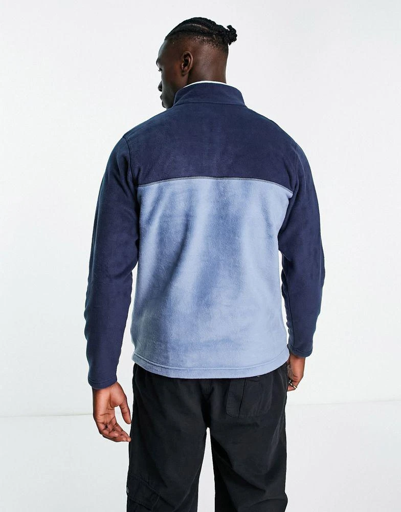 商品Columbia|Columbia Steens Mountain half snap fleece in blue and navy,价格¥255,第2张图片详细描述