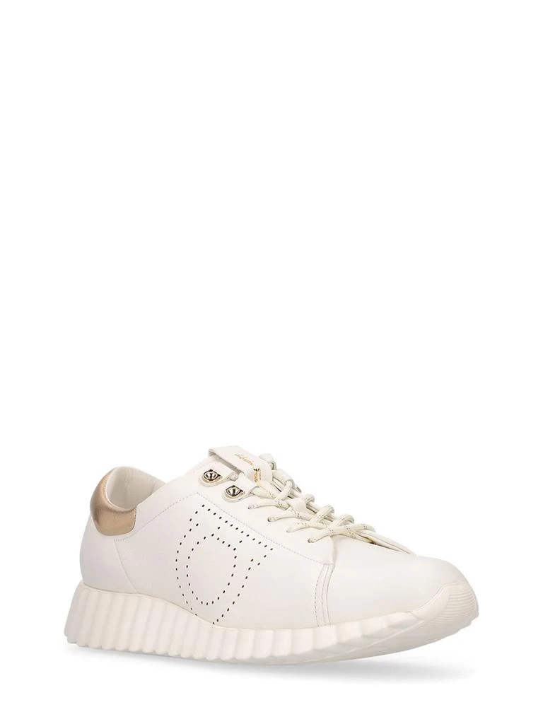 商品Salvatore Ferragamo|20mm Ninfa Leather Sneakers,价格¥5764,第2张图片详细描述