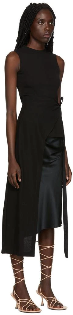 商品ROSETTA GETTY|Black Split Apron T-shirt,价格¥2177,第2张图片详细描述