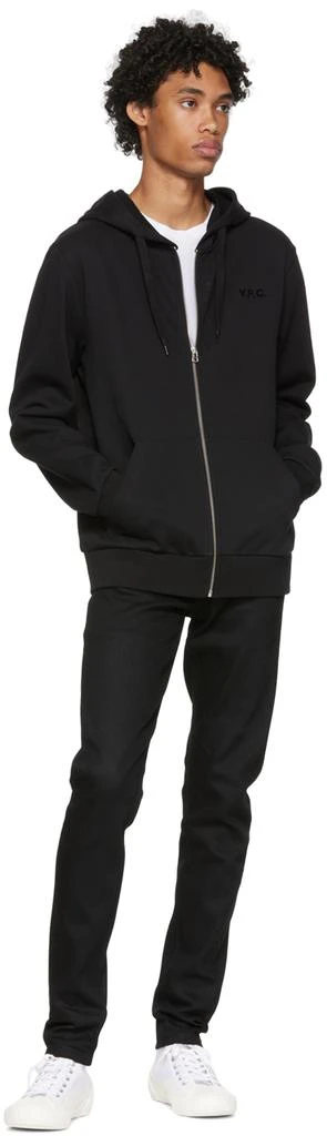 商品A.P.C.|Black Quentin Hoodie,价格¥675,第4张图片详细描述