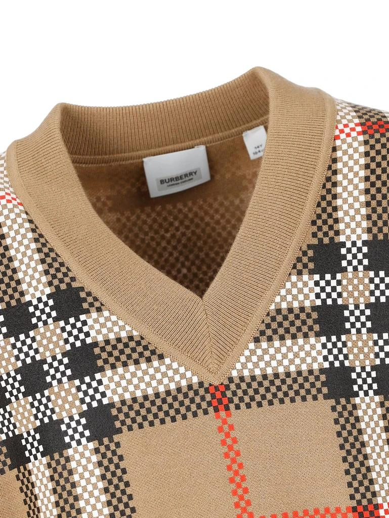 商品Burberry|Burberry Kids Checked Sweater,价格¥1840,第3张图片详细描述