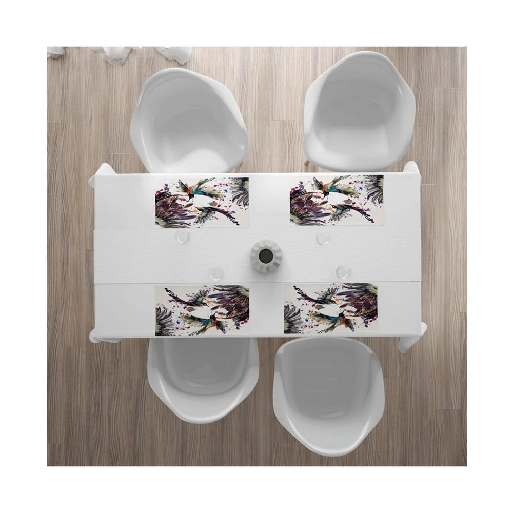 商品Ambesonne|Hummingbird Place Mats, Set of 4,价格¥477,第2张图片详细描述