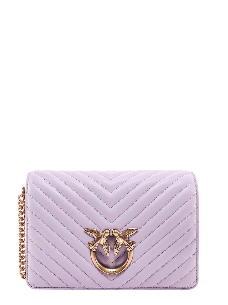 商品PINKO|Pinko Classic Click Quilted Love Crossbody Bag,价格¥1644,第1张图片