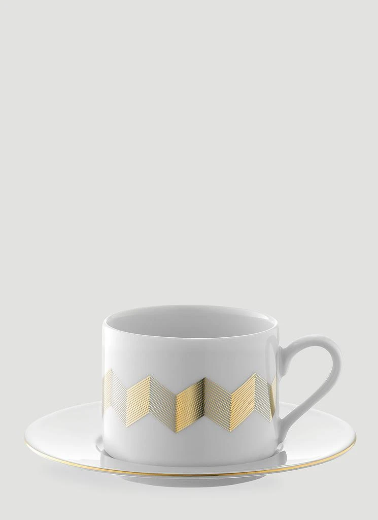 商品LSA International|Set of Four Chevron Teacup Cup and Saucer,价格¥1139,第2张图片详细描述