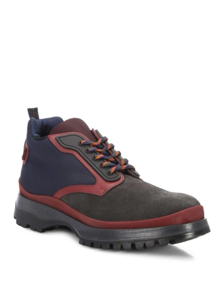 商品Prada|Suede & Nylon Hiking Boots,价格¥3687,第1张图片