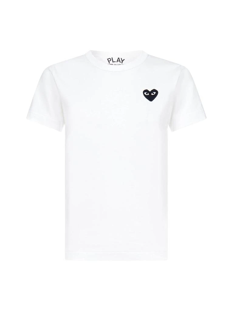 商品Comme des Garcons|Comme des Garçons Play Heart Embroidered T-Shirt,价格¥653,第1张图片