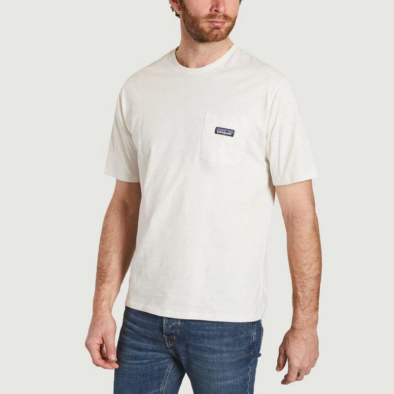 商品Patagonia|Organic cotton T-shirt Birch White PATAGONIA,价格¥445,第2张图片详细描述