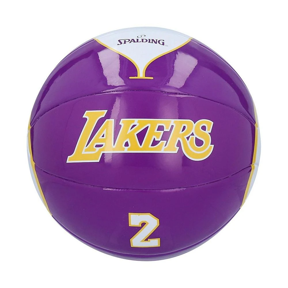 商品Spalding|Lonzo Ball Los Angeles Lakers Mini Under Glass Basketball,价格¥240,第1张图片