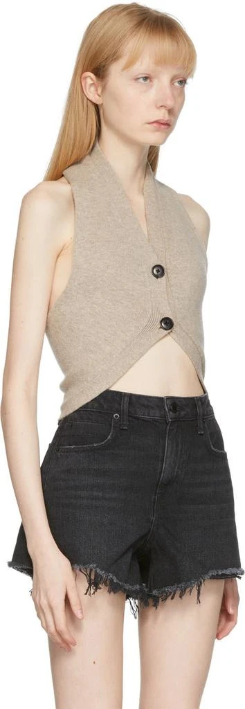 商品Alexander Wang|Taupe Back Knot Halter Tank Top,价格¥754,第2张图片详细描述