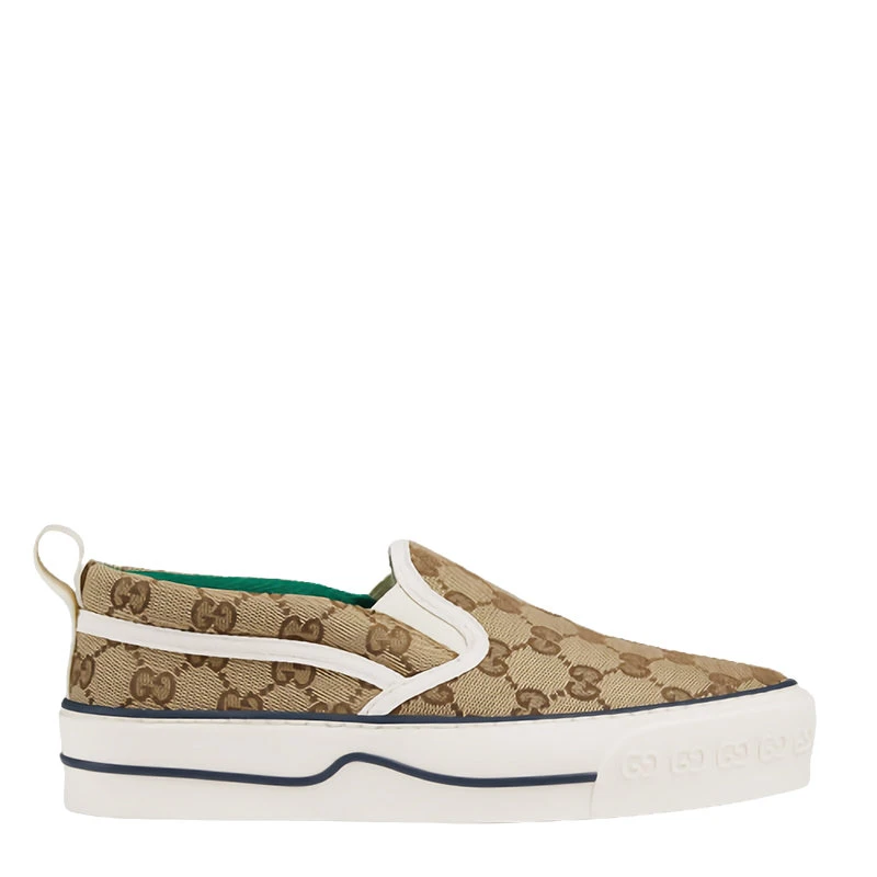 商品Gucci|【预售3-7天】GUCCI/古驰 女士Gucci Tennis 1977帆布休闲运动鞋 6247332HK409762,价格¥4775,第1张图片