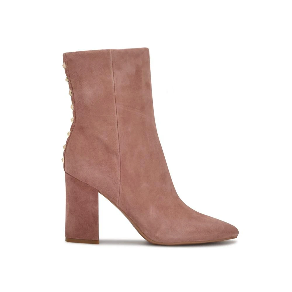 商品Nine West|Women's Adea Tall Block Heeled Booties,价格¥1205,第2张图片详细描述