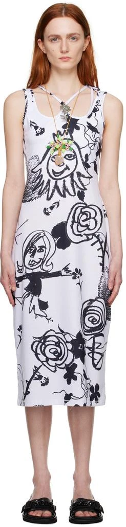 商品CHOPOVA LOWENA|SSENSE Exclusive White Mars Midi Dress,价格¥1182,第1张图片