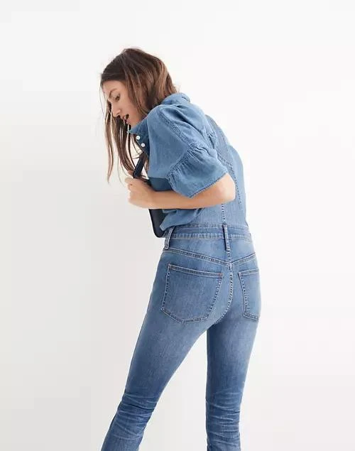 商品Madewell|Skinny Overalls in Kemp Wash,价格¥515,第3张图片详细描述