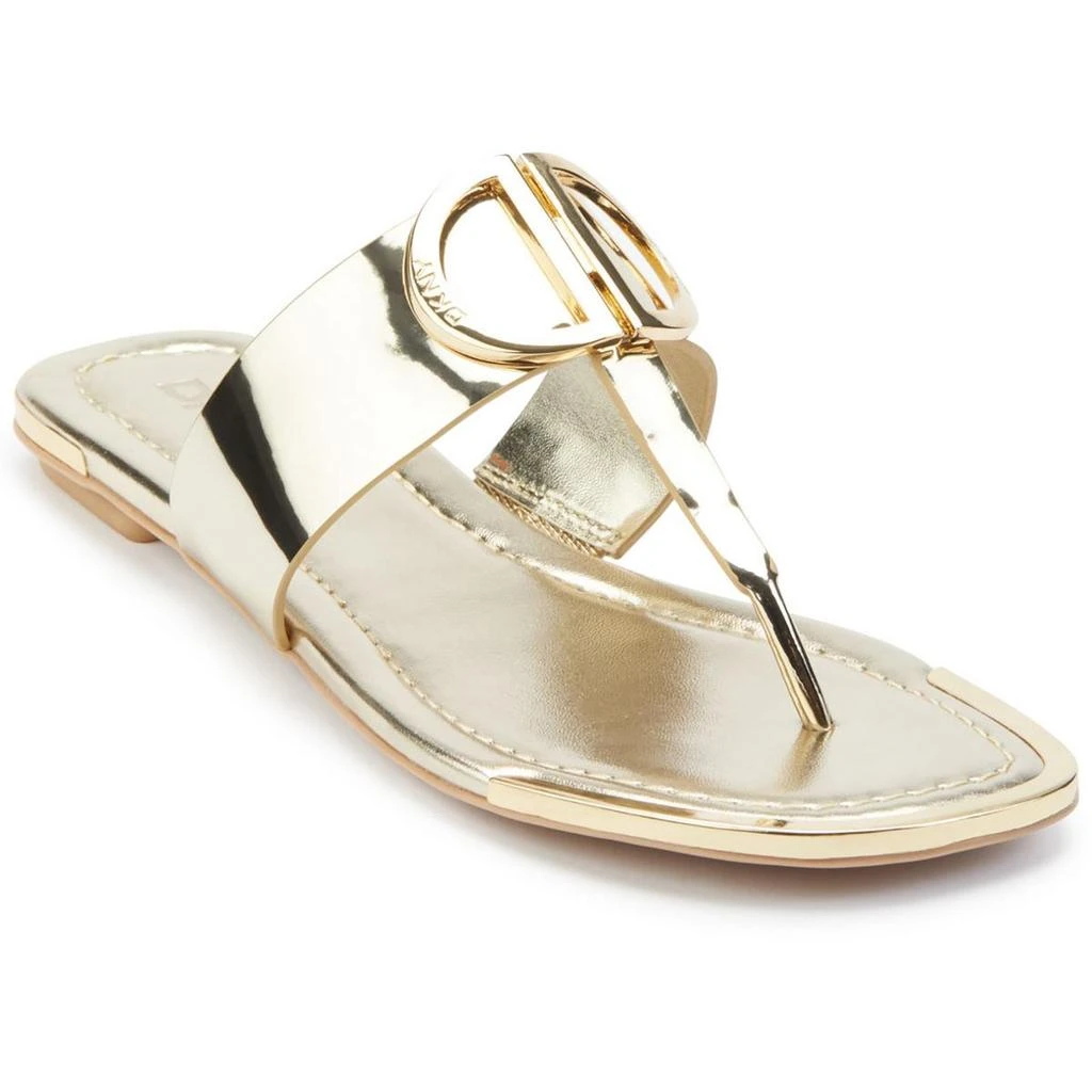 商品DKNY|DKNY Womens HALCOTT Thong Open Toe Slide Sandals,价格¥118-¥170,第5张图片详细描述