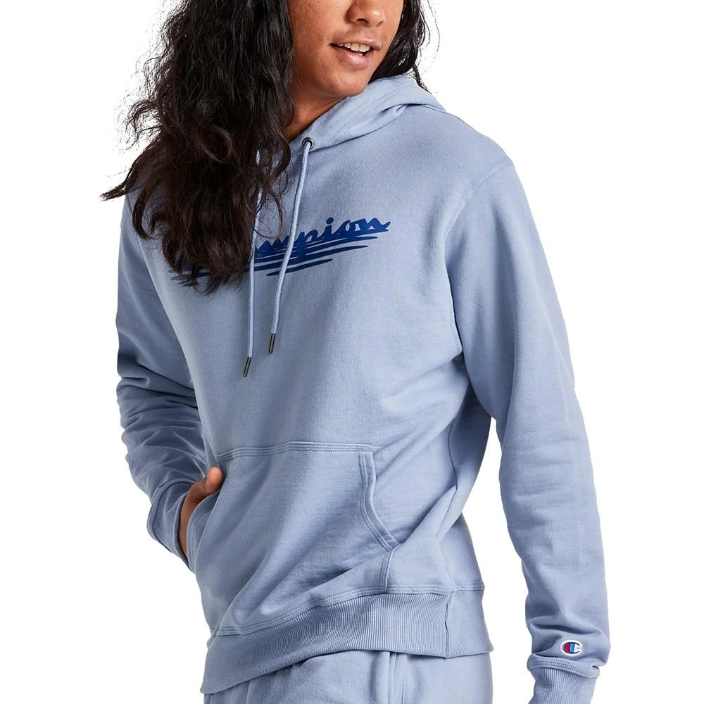 商品CHAMPION|Men's Powerblend Logo-Print Fleece Hoodie,价格¥150,第3张图片详细描述