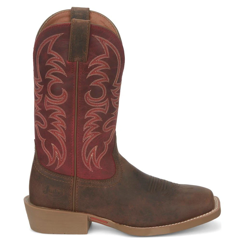 商品Justin Boots|Stampede 12" Wide Square Toe Cowboy Boots,价格¥1362,第1张图片