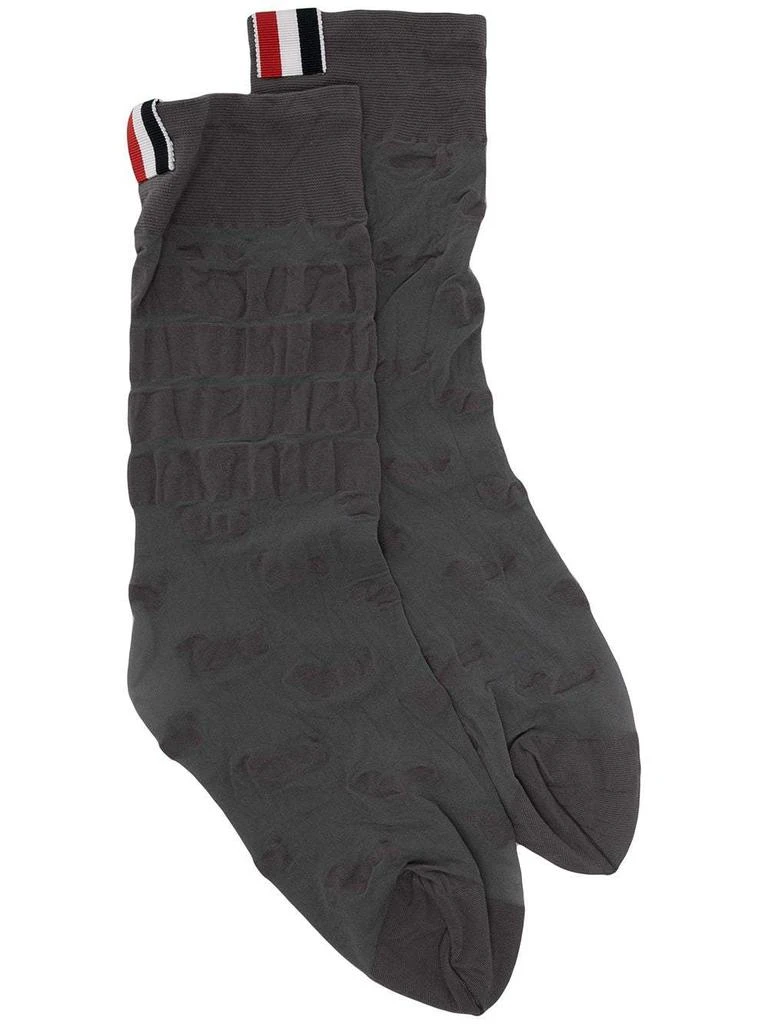 商品Thom Browne|THOM BROWNE RWB-stripe socks,价格¥650,第1张图片