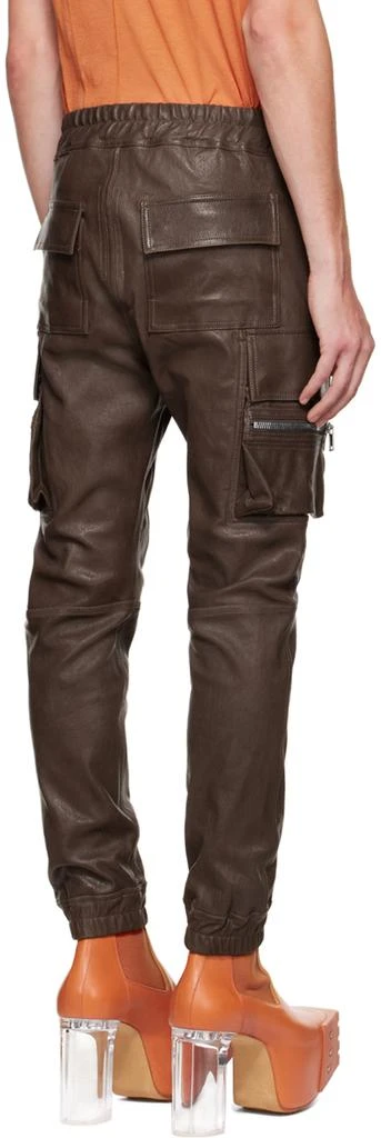 商品Rick Owens|Gray Mastocon Leather Pants,价格¥6994,第3张图片详细描述