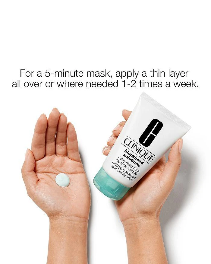 商品Clinique|Blackhead Solutions 7 Day Deep Pore Cleanse & Face Scrub,价格¥223,第2张图片详细描述