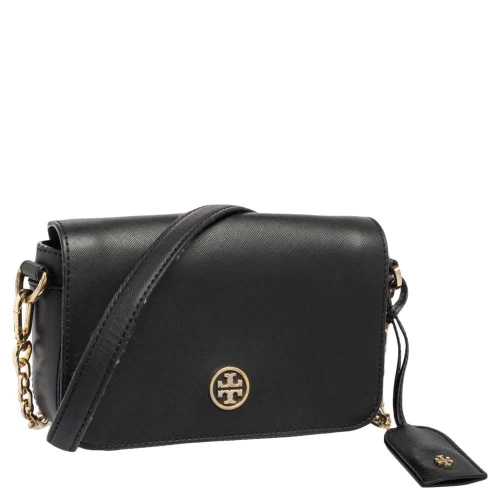 商品[二手商品] Tory Burch|Tory Burch Black Leather Robinson Crossbody Bag,价格¥1228,第3张图片详细描述