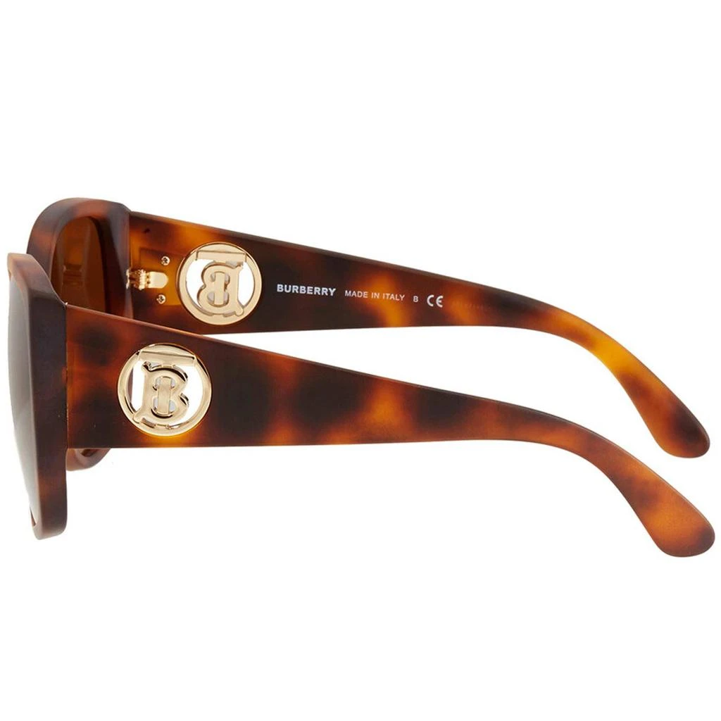 商品Burberry|Burberry Women's Sunglasses - Havana Acetate Frame Fixed Nose Pad | BE4290 3382/3,价格¥996,第4张图片详细描述