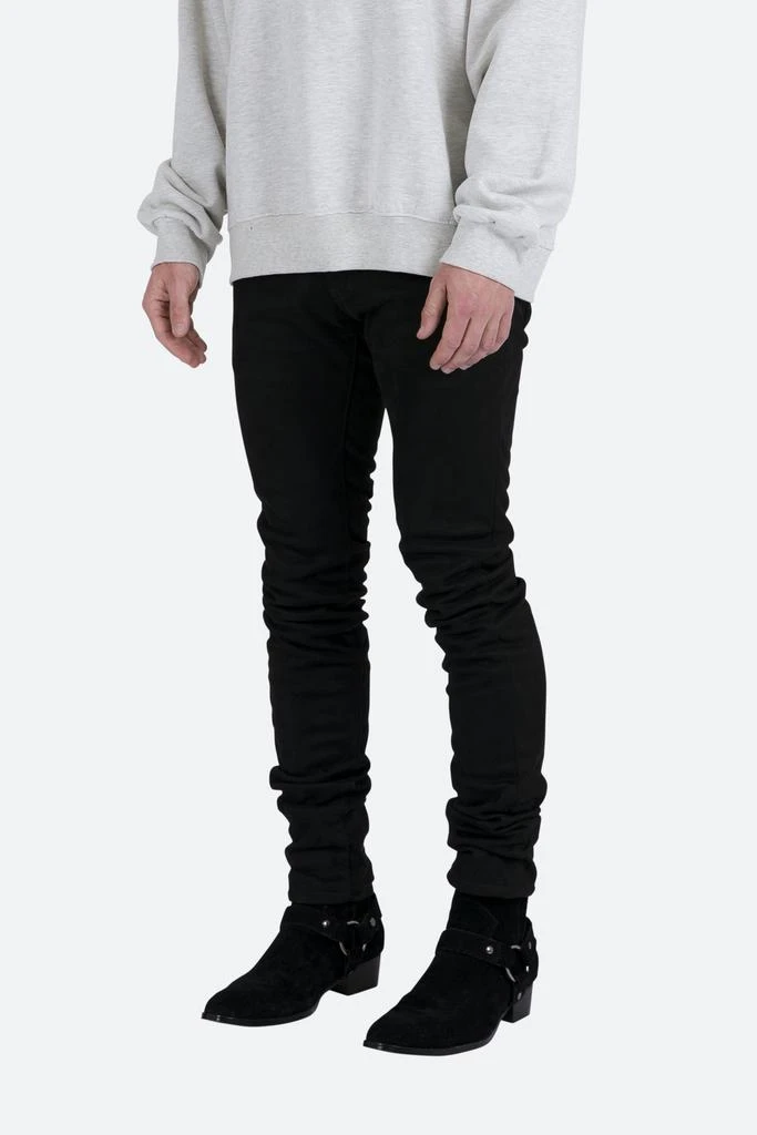 商品MNML|M318 Suede Slim Pants - Black,价格¥287,第2张图片详细描述
