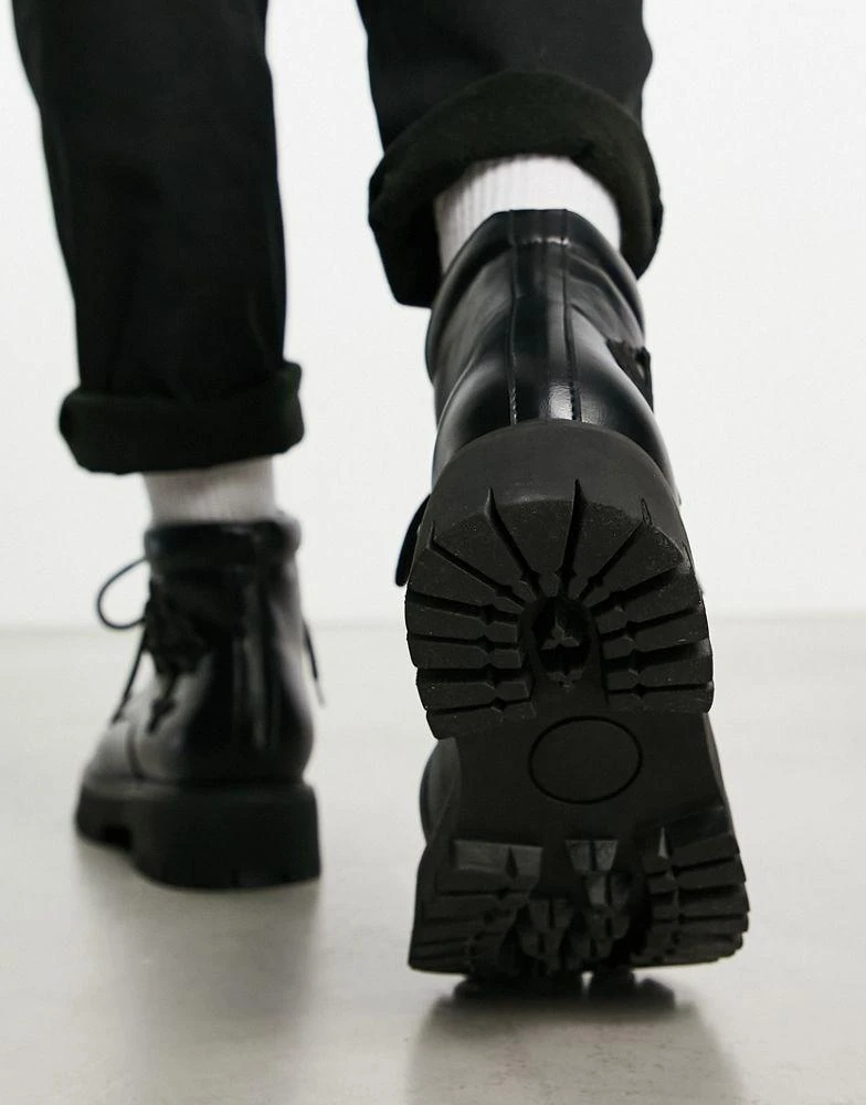 商品Koi Footwear|KOI Moral Alliance cross detail hi shoes in black,价格¥615,第3张图片详细描述
