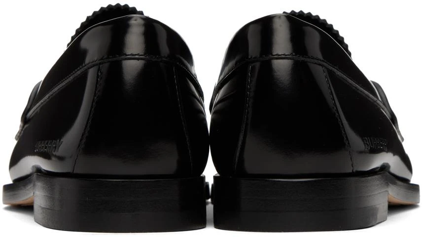 商品Burberry|Black & Brown Check Loafers,价格¥3975,第2张图片详细描述