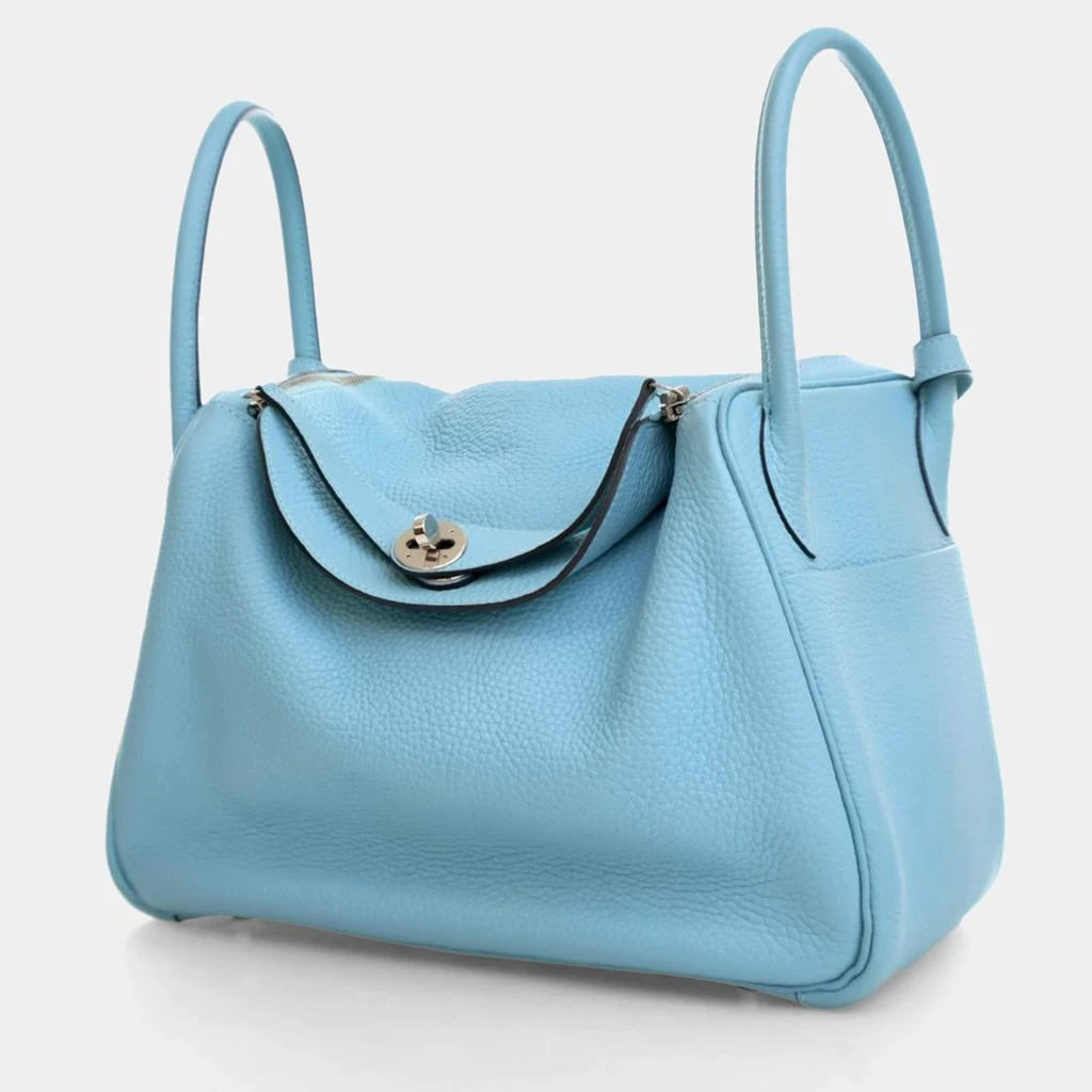 商品[二手商品] Hermes|Hermes Lindy 30 Blue Clemence Leather Shoulder Bag,价格¥33094,第3张图片详细描述