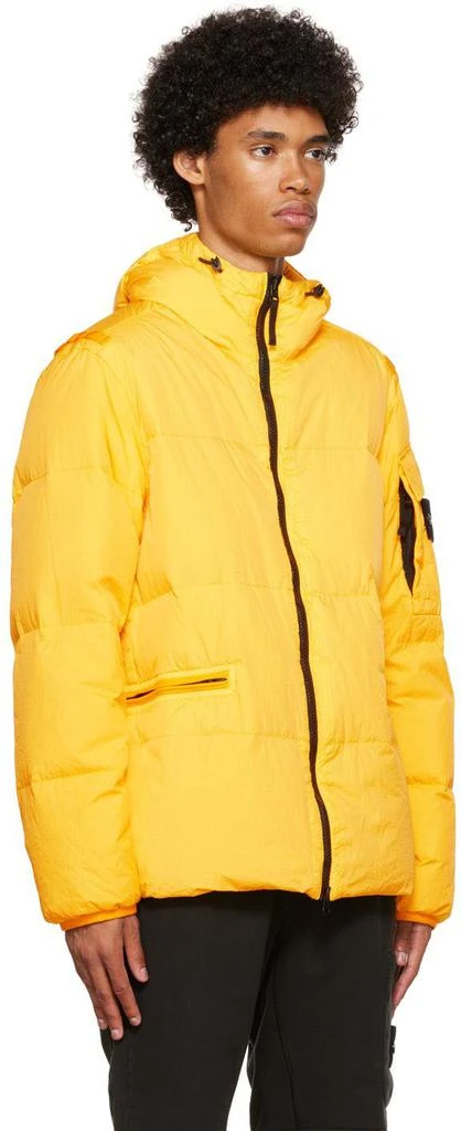 商品Stone Island|Yellow Crinkle Rep Down Jacket,价格¥4023,第2张图片详细描述