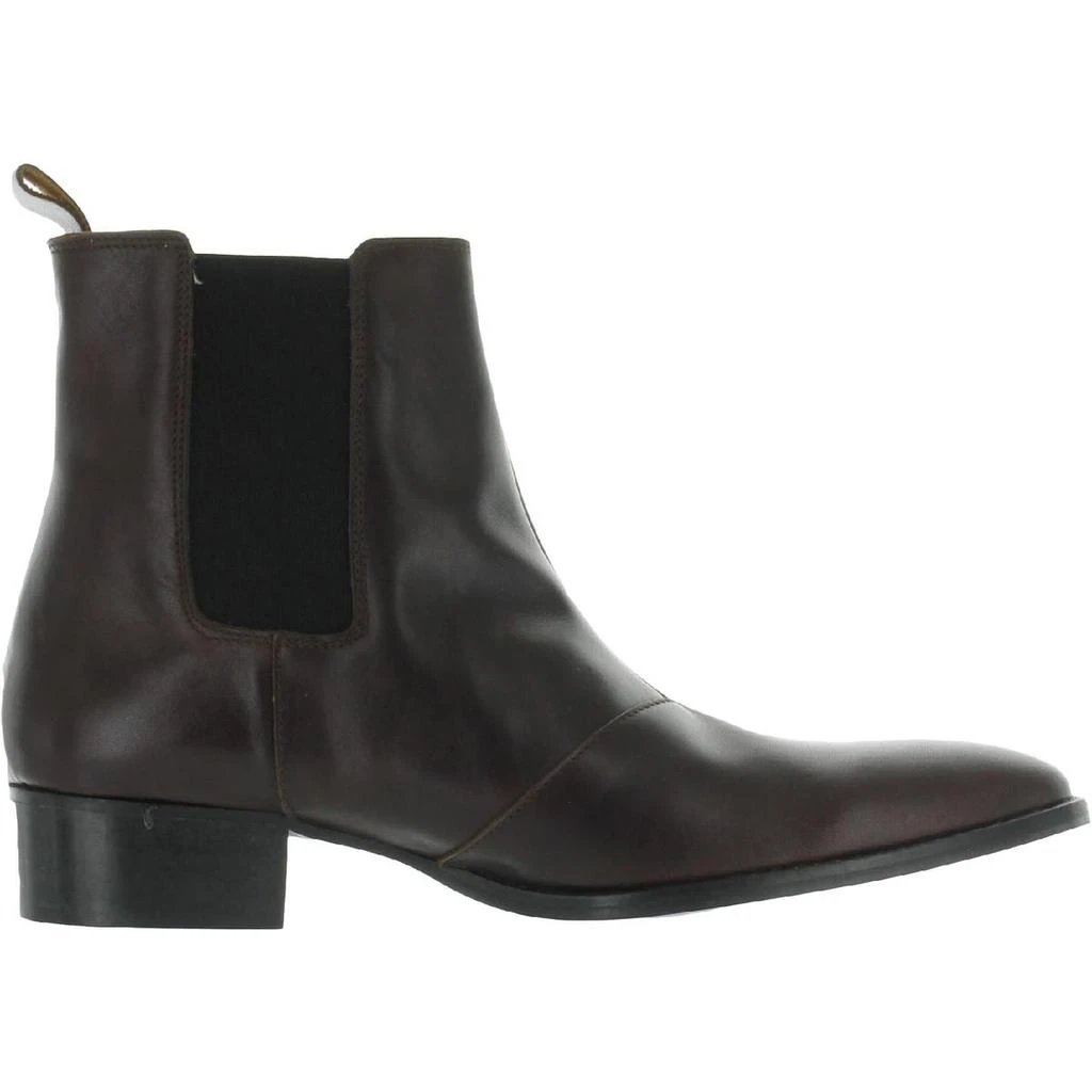 商品Steve Madden|Steve Madden Mens Leather Slip On Chelsea Boots,价格¥349,第2张图片详细描述