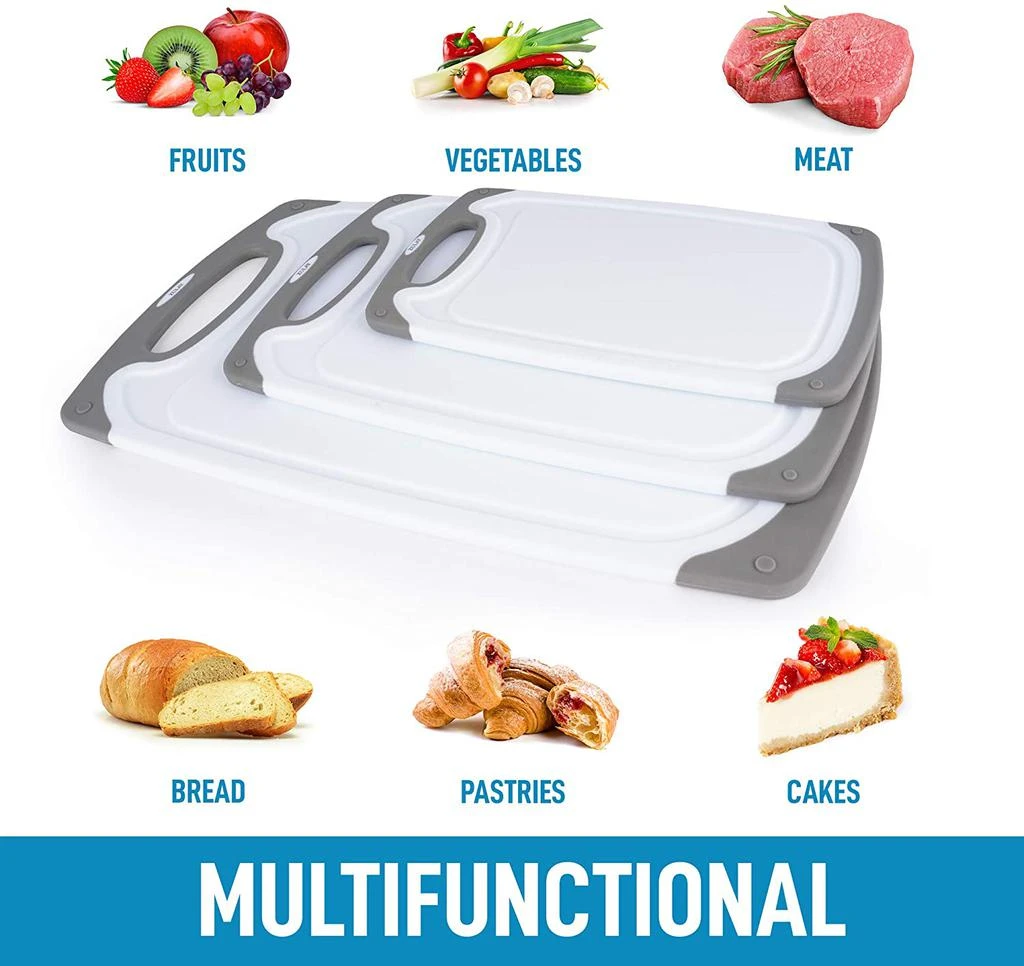 商品Zulay Kitchen|Non-Slip Kitchen Cutting Board With Juice Groove,价格¥362,第3张图片详细描述