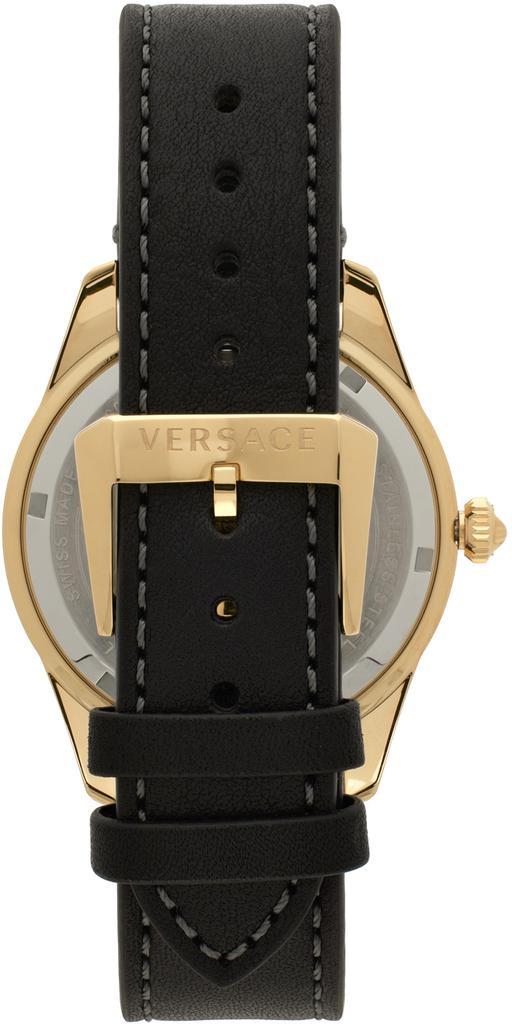 商品Versace|Black Greca Time Watch,价格¥8011,第5张图片详细描述