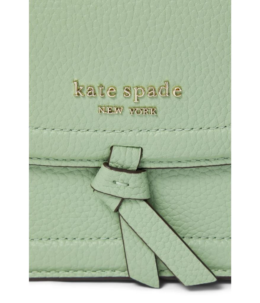 商品Kate Spade|Knott Pebbled Leather Flap Crossbody,价格¥1484,第4张图片详细描述