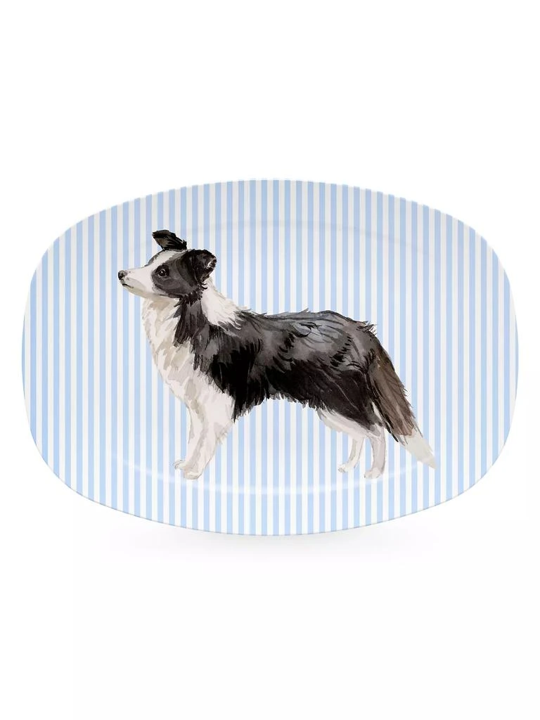 商品Mariposa|Woof Woof Best Friends Border Collie Platter,价格¥311,第1张图片