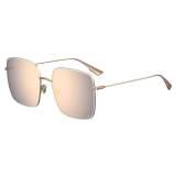 Dior Gold Square Ladies Sunglasses STELLAIRE1 0B4E/SQ 59商品第1张图片规格展示