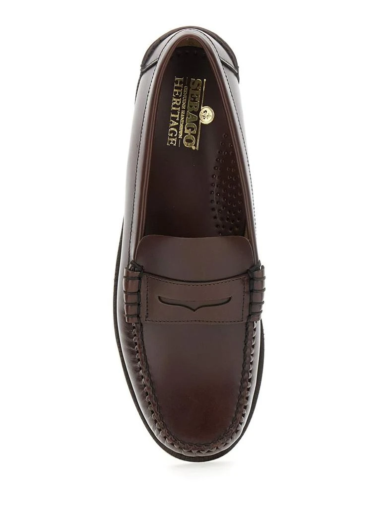 商品SEBAGO|'Classic Dan' Brown Loafers With Raised Stitching And Low Heel In Leather Man,价格¥2154,第4张图片详细描述