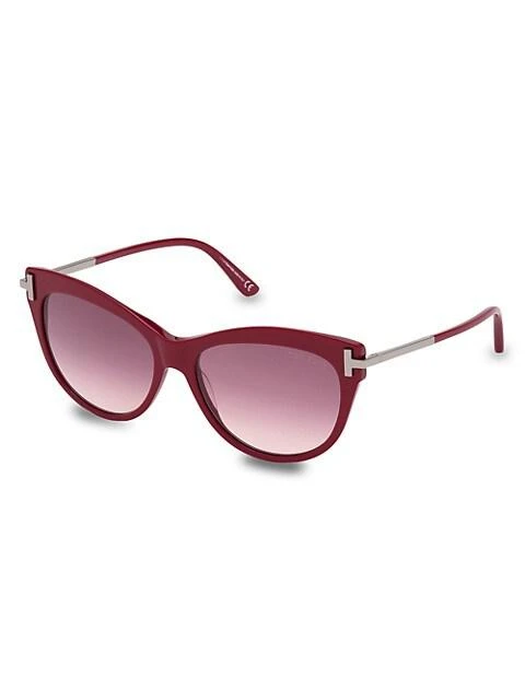 商品Tom Ford|Kira 56MM Cat Eye Sunglasses,价格¥3473,第2张图片详细描述