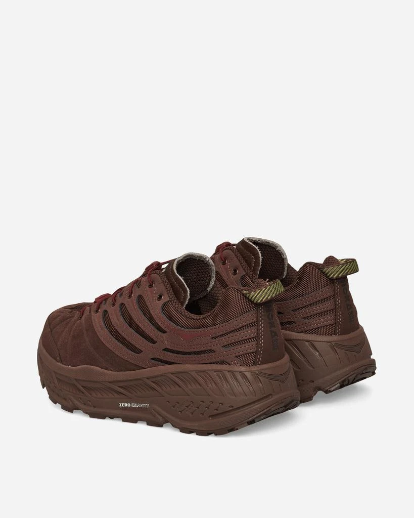 商品Hoka One One|Elite Terrain System Stinson EVO OG Sneakers Cold Brew / Varsity Burgundy,价格¥780,第4张图片详细描述