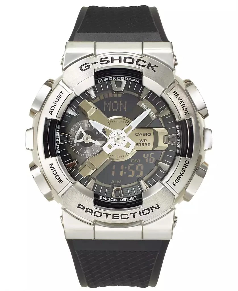商品G-Shock|Men's Analog-Digital Black Resin Strap 52mm, GM110-1A,价格¥1506,第5张图片详细描述