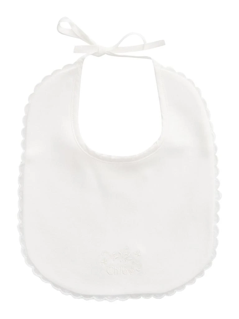 商品Chloé|Chloé Kids Ruffle Detailed Pyjamas And Bib Set,价格¥843,第5张图片详细描述