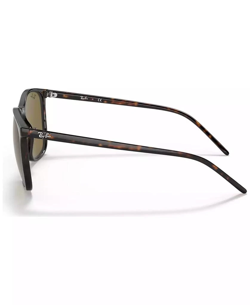 商品Ray-Ban|Men's Low Bridge Fit Sunglasses, RB4387F 55,价格¥1153,第5张图片详细描述