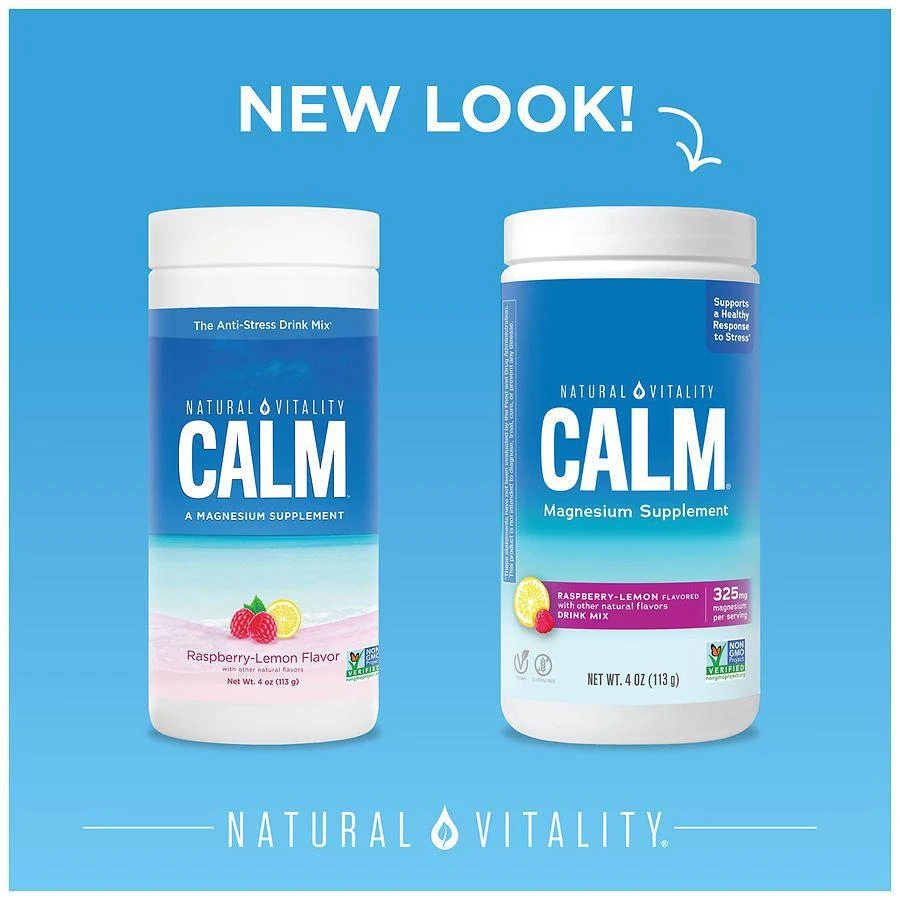 商品Natural Vitality|Magnesium Supplement Drink Mix Raspberry Lemon,价格¥150,第5张图片详细描述