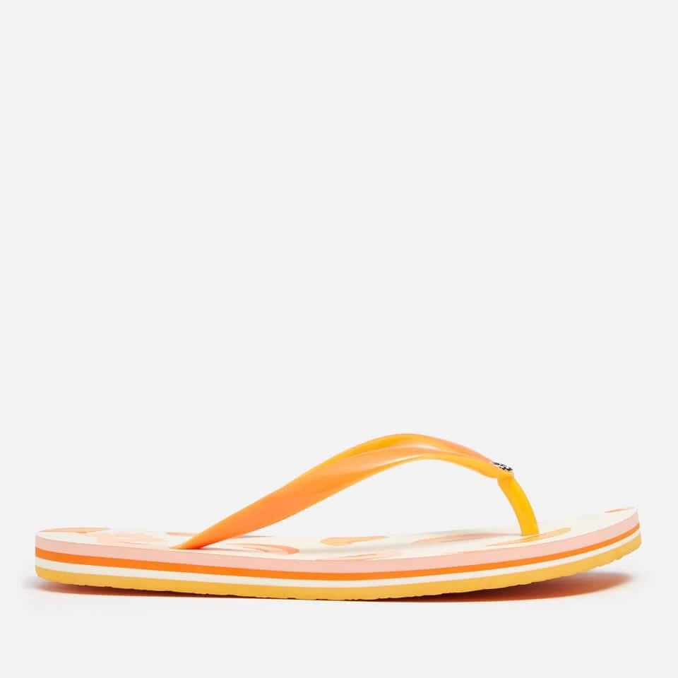 商品Kate Spade|KATE SPADE NEW YORK WOMEN'S FLYAWAY FLIP FLOPS - PEACHES PRINT,价格¥121,第1张图片