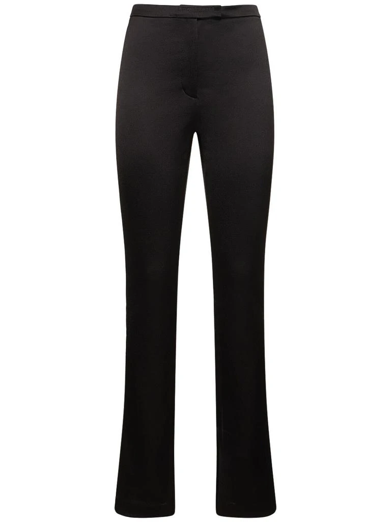 商品Alexander Wang|Logo Tailored Cotton Blend Leggings,价格¥1841,第1张图片