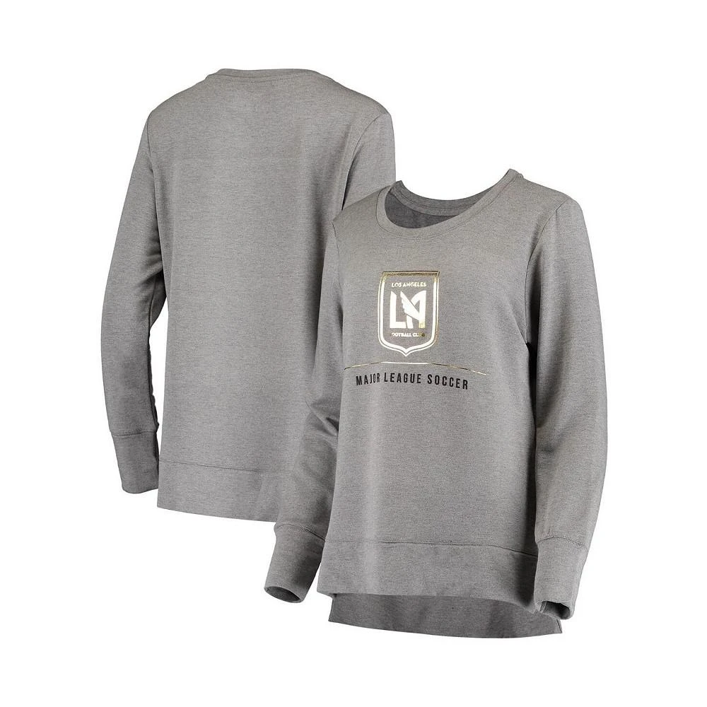 商品Fanatics|Women's Branded Gray LAFC Triumph Tri-Blend Pullover Sweatshirt,价格¥369,第5张图片详细描述