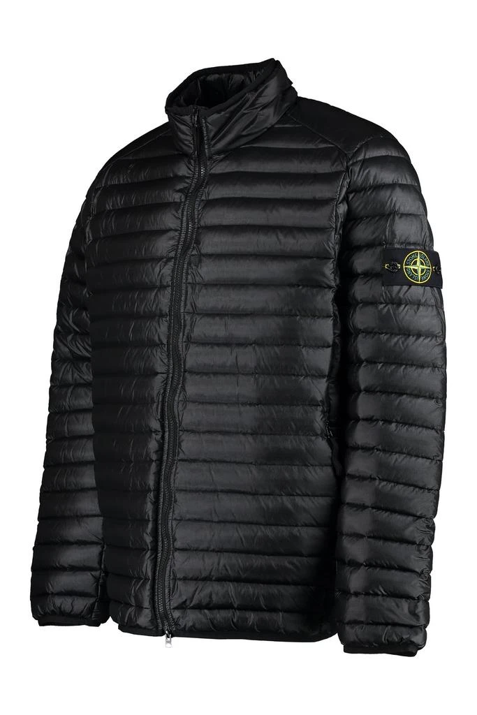 商品Stone Island|Stone Island Logo Patch Zip-Up Padded Jacket,价格¥4296,第3张图片详细描述