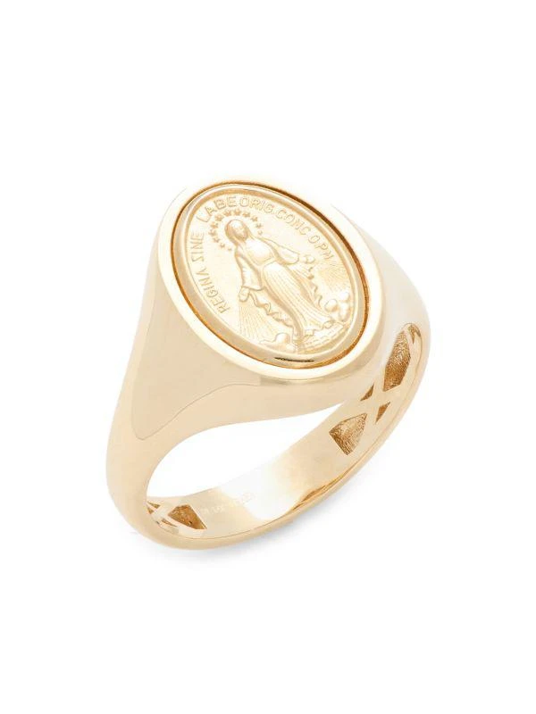 商品Saks Fifth Avenue|14K Yellow Gold Signet Ring,价格¥5668,第1张图片